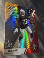 2021 Panini Phoenix Josh Jacobs Fireburst #64 Las Vegas Raiders