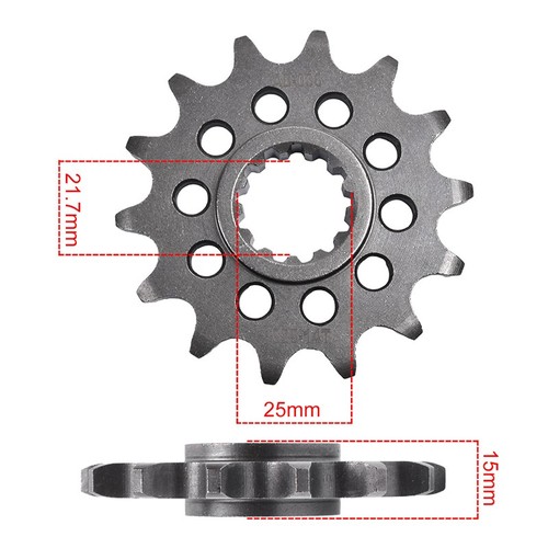 BLDR 525-14T Motorcycle Front Sprocket For Triumph 600 TT Speed Four 650 Daytona - Picture 2 of 7