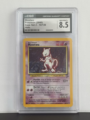 Mewtwo graded CGC 8.5 for sale on eBay