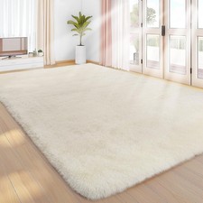 Fluffy Rugs Large Shaggy Rug Bedroom Living Room Anti Slip Soft Carpet Floor Mat