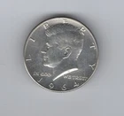 US 1964 half dollar Kennedy silver 0.9 you grade