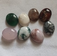 8 8x10mm Mixed Cabochon Gemstones 2