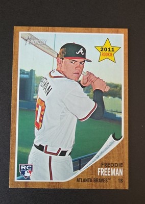 2011 Topps Heritage - Freddie Freeman #76 (RC)