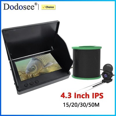 Fischfinder LCD 4,3 Zoll Display Unterwasser 220° Angeln Kamera 20m & 30m Pro