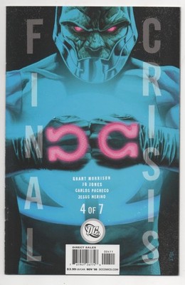 DC Comics Final Crisis #4 Darkseid J.G. Jones Variant Cover NM/M 2008