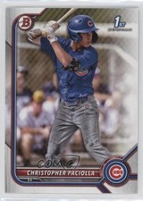 2022 Bowman Draft Christopher Paciolla #BD-185 0s2w
