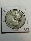 1873 S Trade Silver Dollar $1 XF Chopmarks Rare Key Date