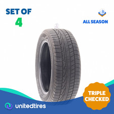 Set Of 4 Used 22555r17 Goodyear Assurance Weatherready 97h - 6-732 Set Of 4 Used 22555r17 Goodyear Assurance Weatherready 97h - 6-732
