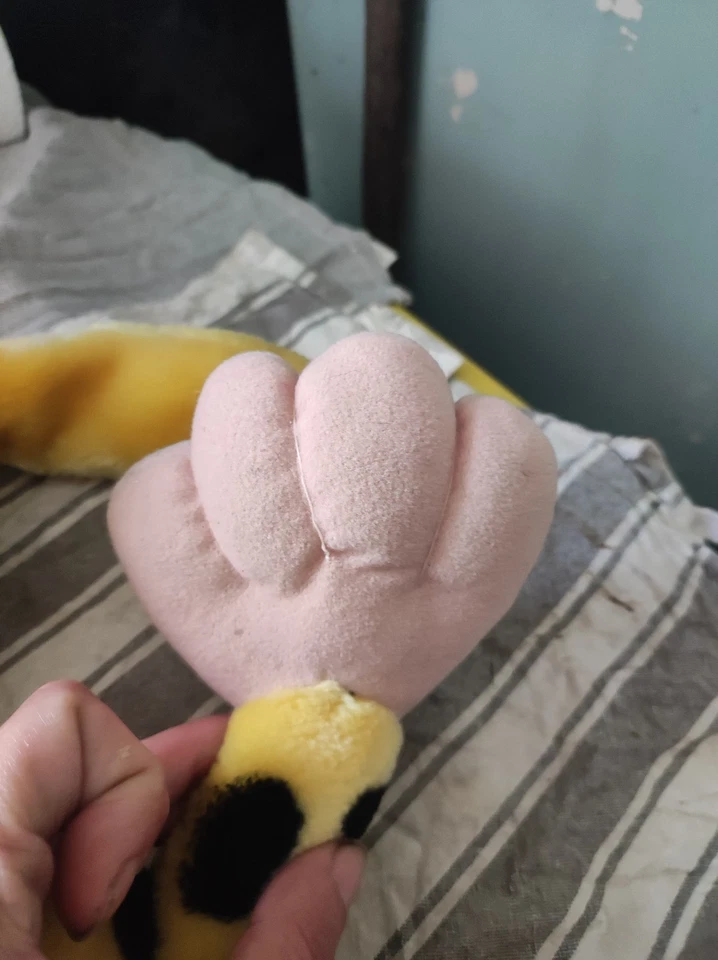 rare peluche marsupilami vintage 1994 disney ideal loisirs (sans queue) 42 cm - Photo 4/4