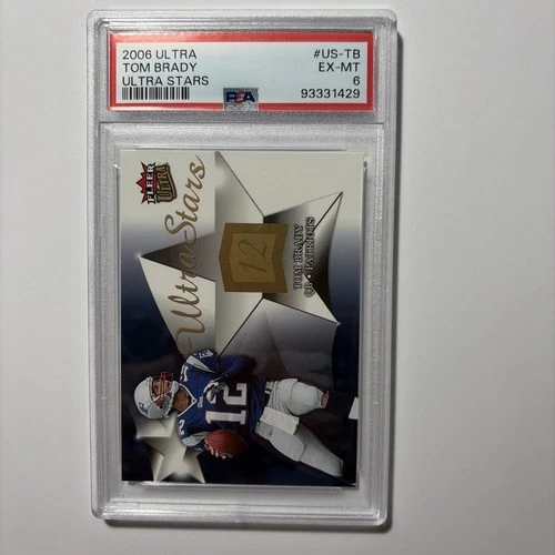 2006 Ultra - Ultra Stars Tom Brady #US-TB PSA 6