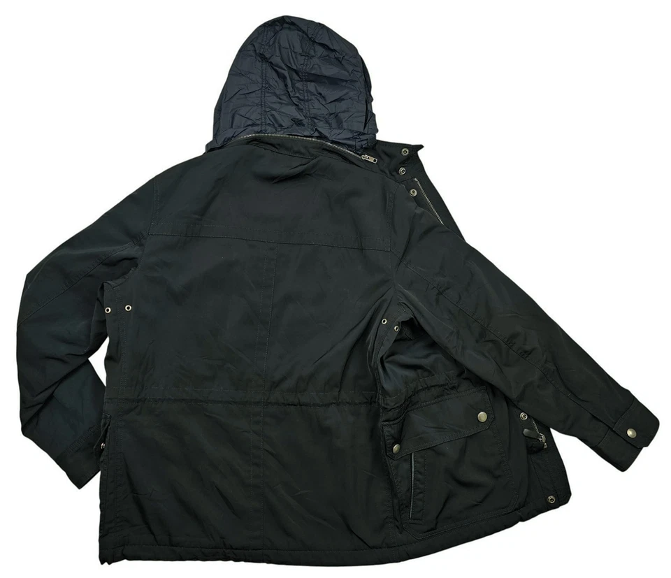 *HOT Men's COACH @ M65 MILITARY SPORTS UTILITY PARKA HOODED LINED BLACK Jacket S - Image 4 of 4
