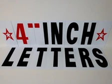4 inch outdoor sign letters numbers and symbols