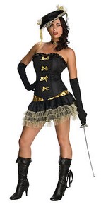 Sexy three musketeers costume