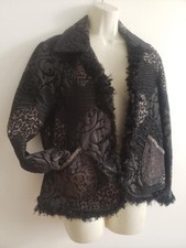 Yak Magic Womens Size Medium Jacket Blazer Fur Nepal Autumn Casual Hippie Boho