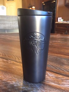 starbucks black stainless steel tumbler