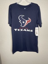 New Houston Texans Youth Size L Large 10/12 Blue Shirt