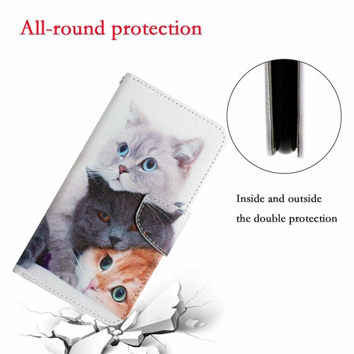 For iPhone 13 Pro Max 12 pro 11 7 8 Plus XR XS Pattern Leather Wallet Case Cover - Picture 11 of 75
