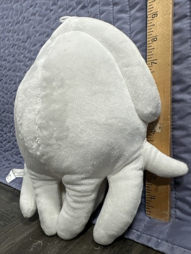Nintendo Mario Kart Blooper Inchiostro Calamari Peluche 10" Peluche Bianco Occhi Neri - Foto 7 di 12