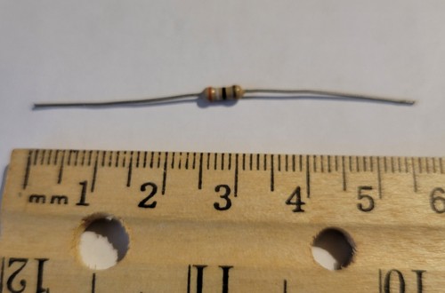 39 Ohm Resistors, 1/4 W, 5% (Pack of 25) Bands are Orange-White-Black-Gold - Picture 2 of 2