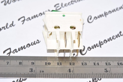 1pcs Dreefs T105 2Wi Xii 16A/250VAC ON-OFF Green Light Rocker Switch - Picture 4 of 6