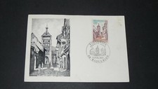 CARTE POSTALE 1er JOUR 03-07 1971 68 RIQUEWIHR ALSACE DOLDER EUGENE LACAQUE