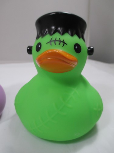Rubber Duck Halloween Lot Witch Jack O Lantern Frankenstein Ankyo - Picture 4 of 9