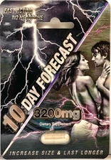 10 Day Forecast 3200mg Dietary Supplement Pill 25ct box