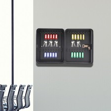 Key Storage Box Safe Lock Cabinet Combination Organizer Wall Mount Outdoor Home