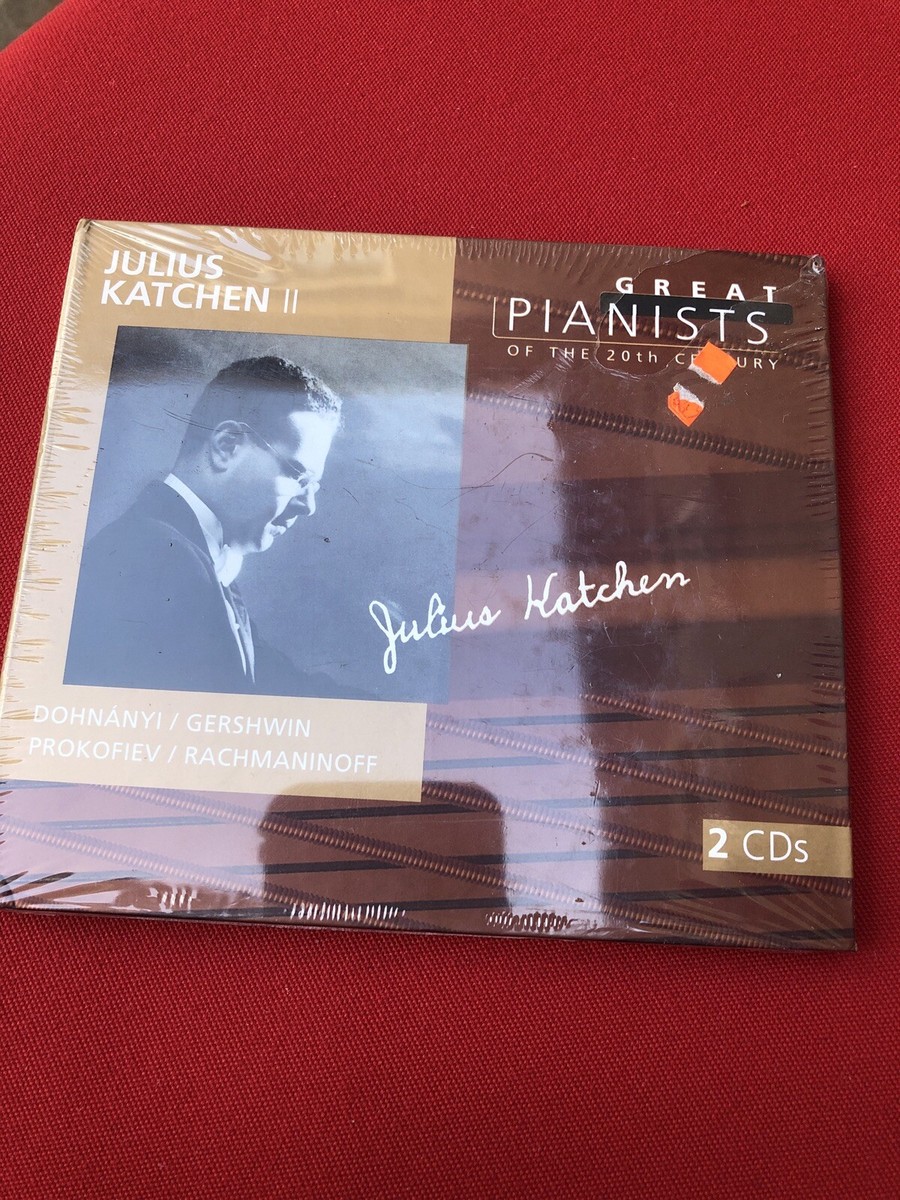 Julius Katchens GREAT PIANISTS OF THE 20th CENTURY 2 CDs II Volume