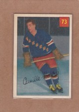 1954-55 PARKHURST HOCKEY CAMILLE HENRY ROOKIE #73 RANGERS VGEX/EX *A34922