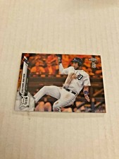 2020 Topps Chrome Ben Baller Victor Reyes Orange Refractor 5/25 Made #126 003501