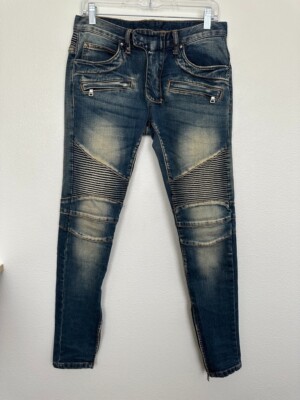 パンツ mnml damage stretch moto denim pants 28 61AVw4ChFYL._SY350_QL65_.jpg