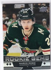 2022-23 upper deck series black diamond rookie gems Marco Rossi /99