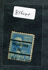 1938 Stamp #816 James Polk Used Philadelphia, Pa