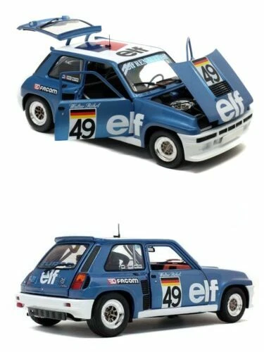 Modellini statici di auto da corsa Rally scala 1:18 per Renault
