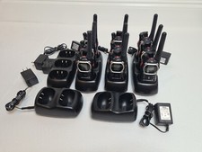 Motorola Walkie Talkie LOT QTY 9 CH610D CH640 chargers cords