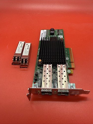 IBM Feature 577D 74Y2279 74Y2216 2Port 8GB FC Half Height HBA Adapter + 2 x SFP+ - Picture 9 of 10