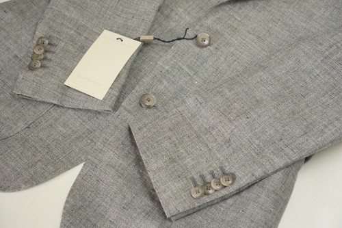 Herren Suitsupply Blazer Havana Patch Halbleinen Grau Angelico 24 EU48S UK/US38S - Bild 7 von 11