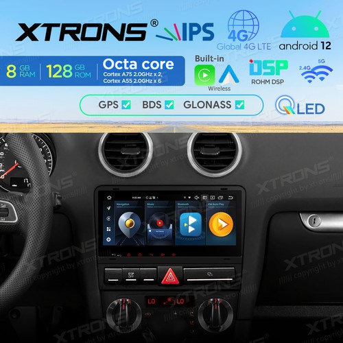8,8" Autoradio für AUDI A3 8P 8P1 S3 RS3 Android 8G+128G 4G LTE GPS Navi DSP RDS - Bild 12 von 19