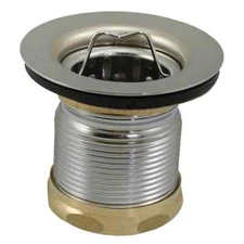 Chrome Plated 2" Deep Junior Duo Basket Strainer ,PartNo B02102 JonesStephens