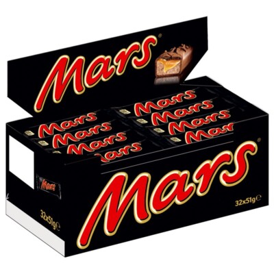 (11,42 /1kg) Mars, Riegel, Schokolade, 32 Riegel