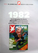 DER STERN - Chronik 1982 Cover - Fassbinder Eva Mattes Schygulla Romy Schneider