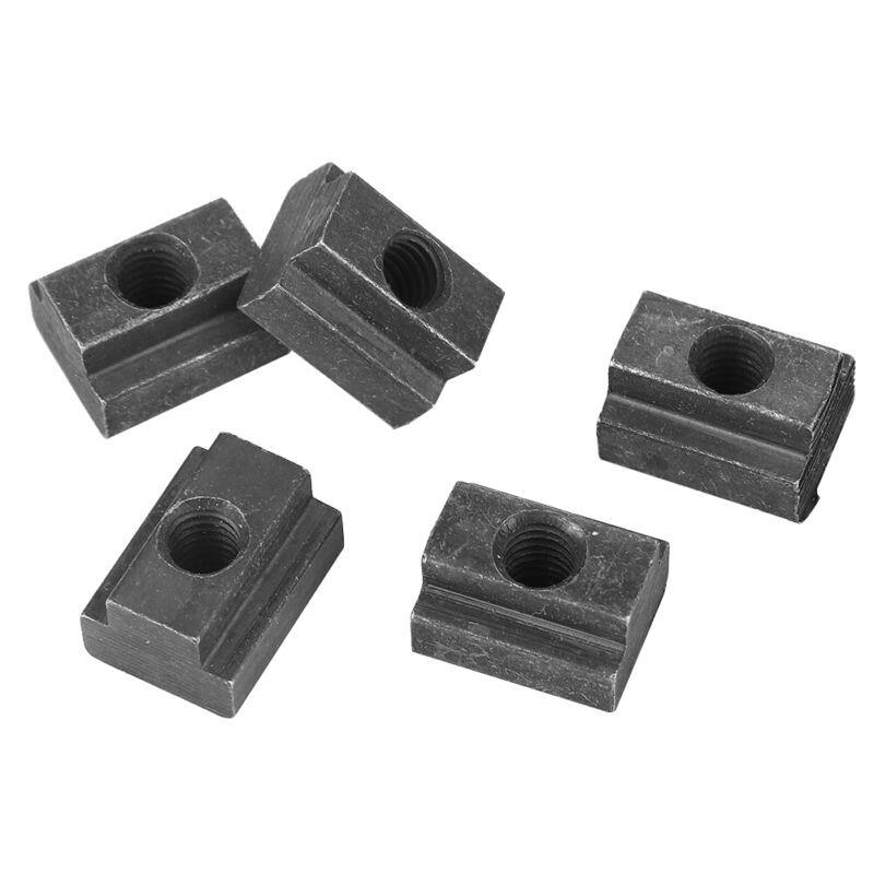 Strong Black Carbon Steel TSlot Nut M6 Threaded HighQuality TNut