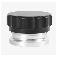 1.5"inch Weld Billet On Filler Neck Cap Oil Fuel Water Tank Black Aluminum Alloy