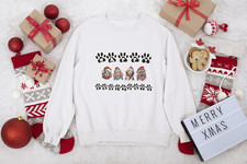 Dog Themed Christmas Sweatshirt Dog Sweatshirt Christmas Gift for Dog Lovers