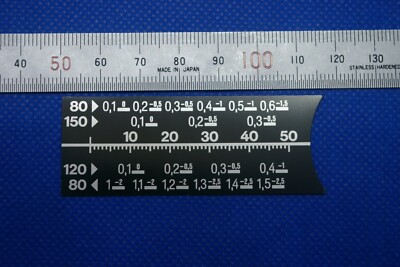 Rolleiflex SL66 parts Distance Display Board