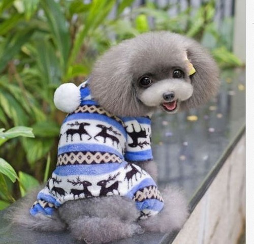 Warm Winter Soft Pet Dog Puppy Sweater Hoodie Jumpsuit Coat Clothes USA Seller! - Picture 5 of 12