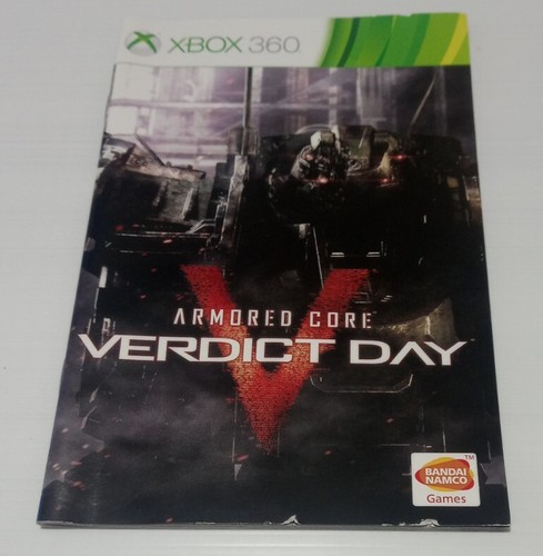 Armored Core Verdict Day Xbox 360 CIB PAL UK Inglés NTSC REGIÓN JUEGO GRATIS - Imagen 5 de 6