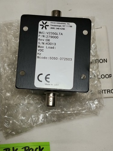 Vicon Industries V235GLTA Ground Loop Transformer *Read Description* - Picture 4 of 7