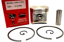 PISTON KIT FITS HUSQVARNA 375K CUTT OFF SAW, 51.4MM PISTON KIT, PART # 503976171